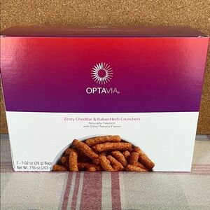 Optavia Zesty Cheddar & Italian Herb Crunchers